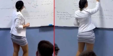 Mini etekle ders anlatan öğretmenden flaş karar! Uzun yıllardır mesleğe gönül vermiş biri olarak...