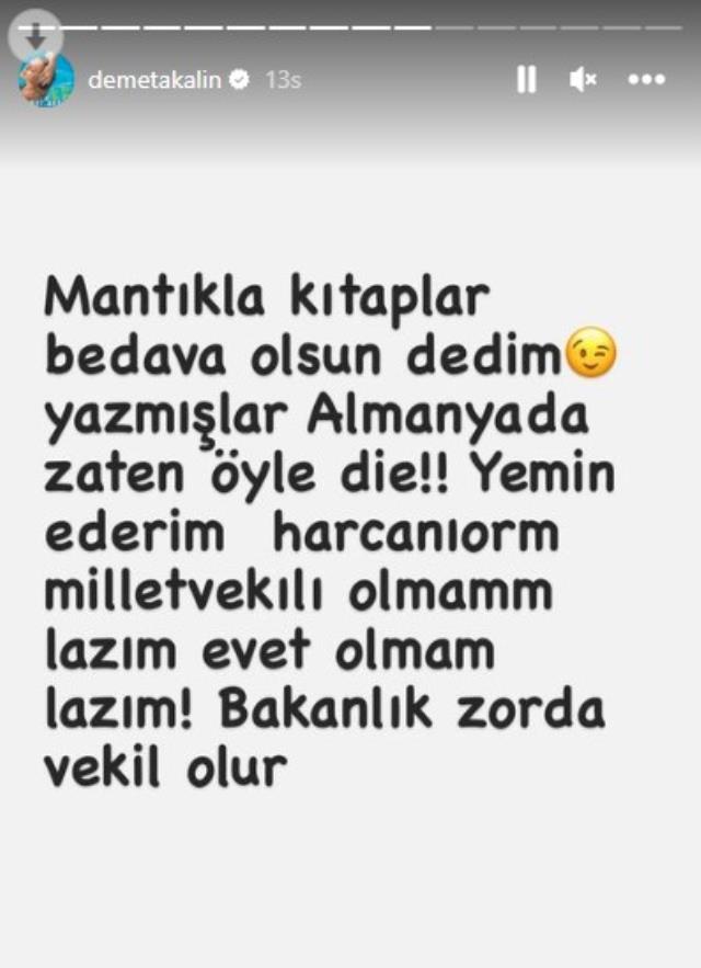 Özel okul fiyatlarına gelen zam Demet Akalın'ı isyan ettirdi: Milletvekili olmam lazım