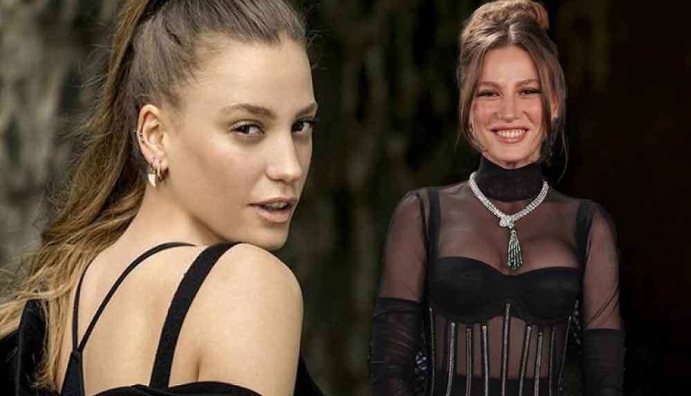 Serenay Sarıkaya transparan elbisesiyle göz kamaştırdı