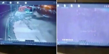 7,7-büyüklüğündeki-depremin-ilk-anı-kamerada!-Yol-yarıldı,-arazi-deniz-gibi-dalgalandı