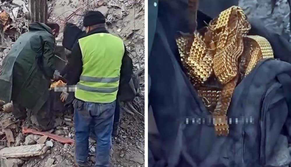 Altın kemerlerin tanesi 10 bin dolar: Kahramanmaraş'ta enkazdan çıkan 78 kilo altın dolu çantanın sahibi belli oldu!