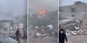 Deprem-sonrası-Hatay’dan-ilk-görüntüler-geldi!-Polisevi-ve-hastaneler-yıkıldı