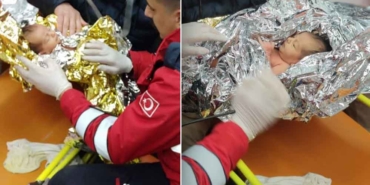 Depremde-90.-saat-mucizesi!-10-günlük-Yağız-bebek-ve-annesi-enkazdan-kurtarıldı