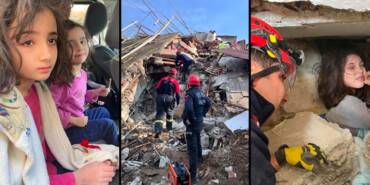 Enkazından-33-saat-sonra-iki-çocuğuyla-çıkarılan-kadının-ilk-isteği-su-oldu