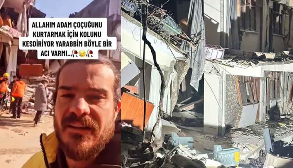 Hakan Hatipoğlu’nun Hatay’dan paylaştığı olay yürekleri yaktı: “Enkaz altındaki adam çocuğunu kurtarmak için kolunu kestiriyor, kabul etti…” 7 Hakan-Hatipoğlu’nun-Hatay’dan-paylaştığı-olay-yürekleri-yaktı--“Enkaz-altındaki-adam-çocuğunu-kurtarmak-için-kolunu-kestiriyor,-kabul-etti…”