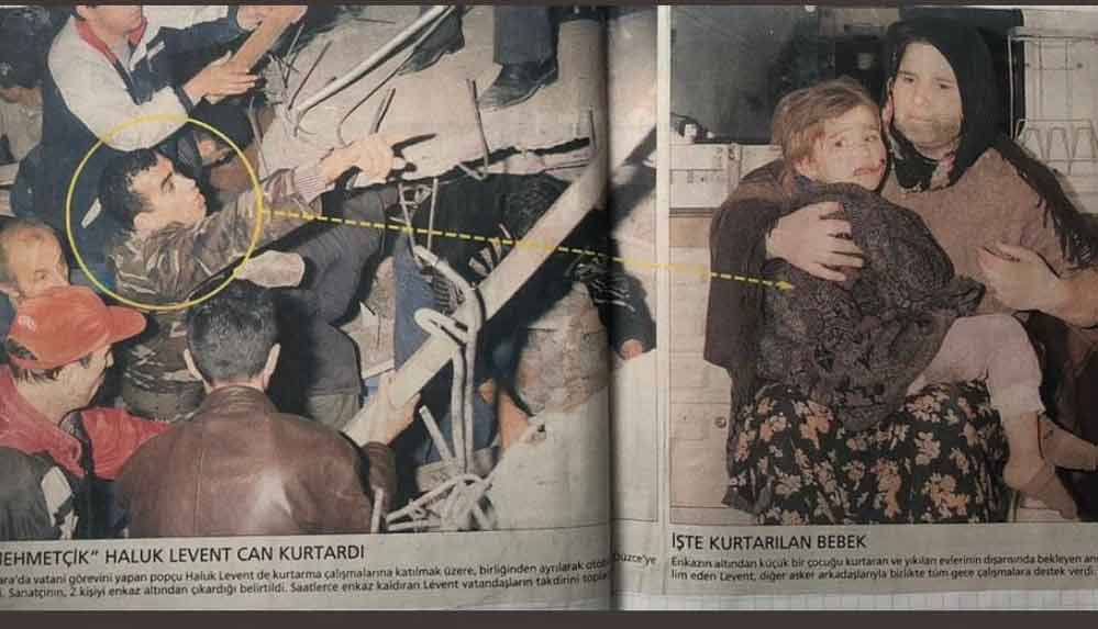 Haluk Levent'in Gölcük Depremi’nde kurtardığı çocuk Kahramanmaraş'ta deprem gönüllüsü