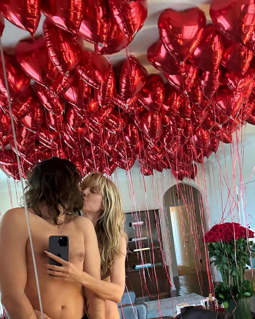 Heidi Klum ve Tom Kaulitz, evlilik yıldönümlerini çıplak pozla kutladı