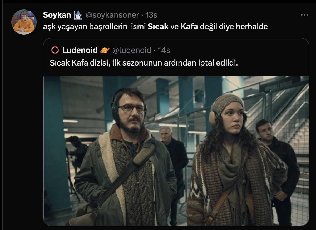 Netflix Sıcak Kafa’yı iptal etti, sosyal medyada tepki yağdı: "Aşk yaşayan başrollerin ismi Sıcak ve Kafa değil diye herhalde!"