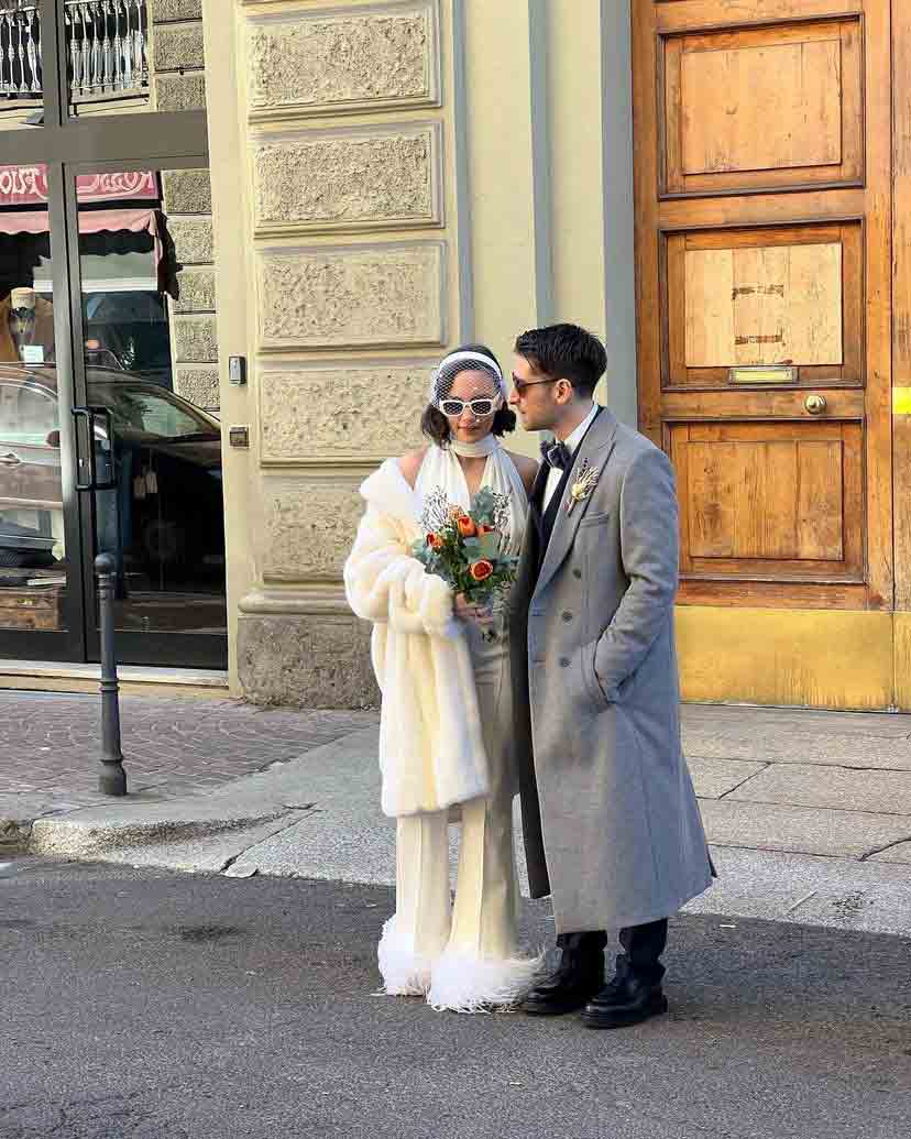 Oyuncu Bora Akkaş ve Oben Alkan Milano'da evlendi