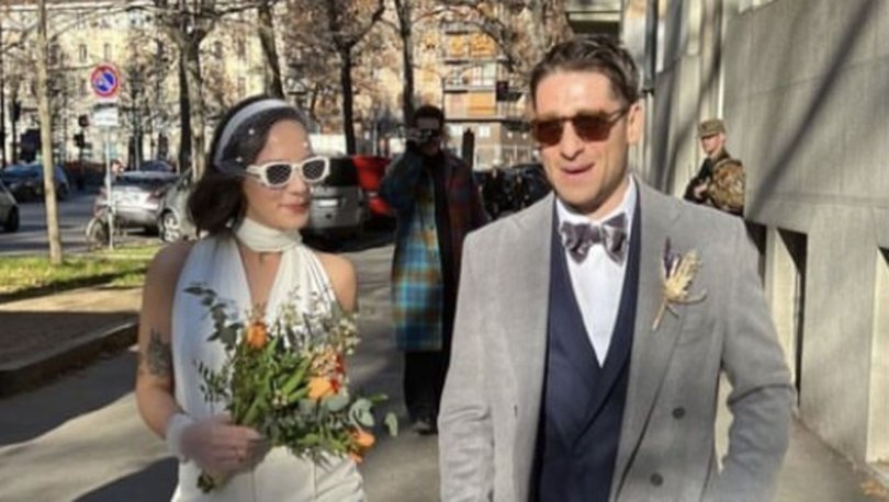 Oyuncu Bora Akkaş ve Oben Alkan Milano'da evlendi