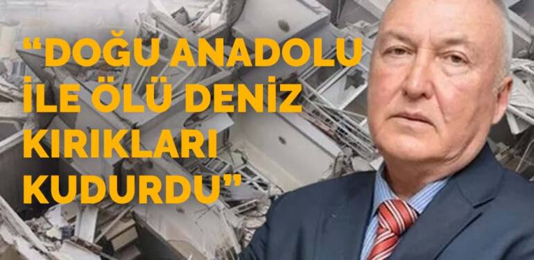 Prof. Dr. Ahmet Ercan, Hatay’daki depremler sonrası uyardı: Doğu Anadolu ile Ölü Deniz kırıkları kudurdu