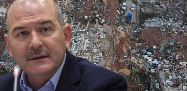 Süleyman Soylu’dan ‘deprem’ açıklaması: ‘Delil toplamadan enkaz kaldırılmıyor’