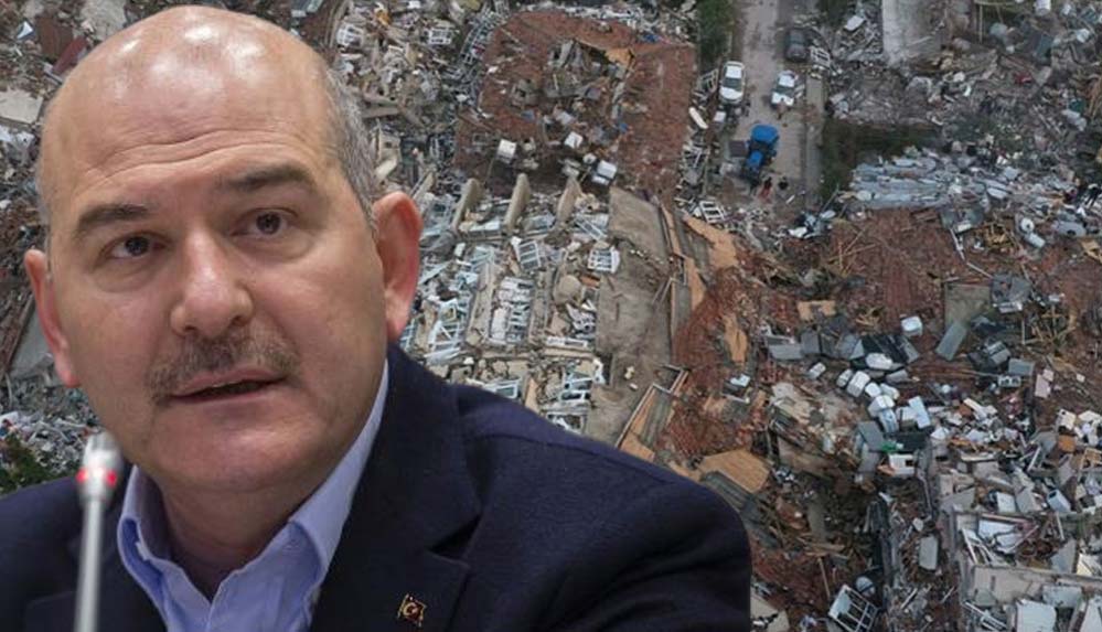Süleyman Soylu'dan 'deprem' açıklaması: 'Delil toplamadan enkaz kaldırılmıyor'