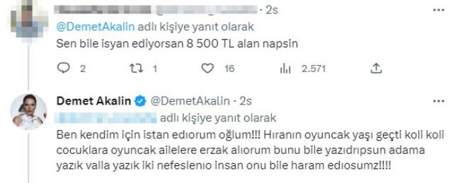 Zamlara isyan eden Demet Akalın’ı çıldırtan yorum! Takipçisine tepki gösterdi