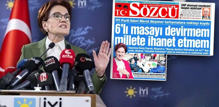 Meral Akşener’in 3 ay önceki açıklaması yeniden gündemde: Altılı Masa’yı devirmem, millete ihanet etmem 1 Akşener’in-3-ay-önceki-açıklaması-yeniden-gündemde--Altılı-Masa’yı-devirmem,-millete-ihanet-etmem