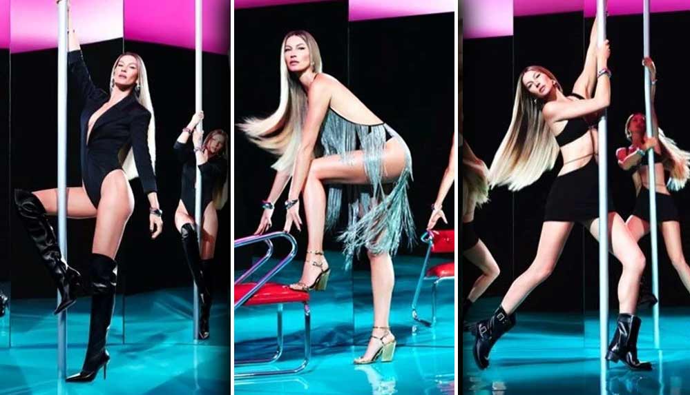 Boşandıktan sonra ‘fırtına gibi’ döndü: Ünlü model Gisele Bündchen reklam kampanyasında direk dansı yaptı