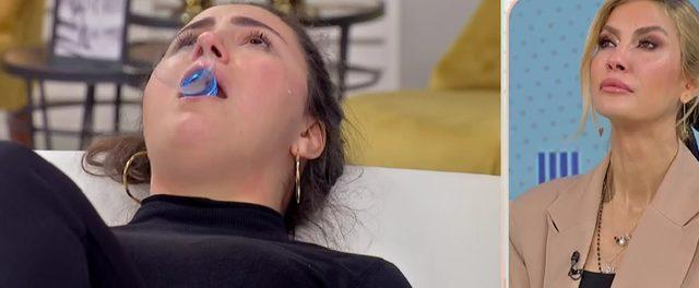 Çağla Şıkel canlı yayında gözyaşlarına hakim olamadı! “Deprem anında hayatta kalmak için…”