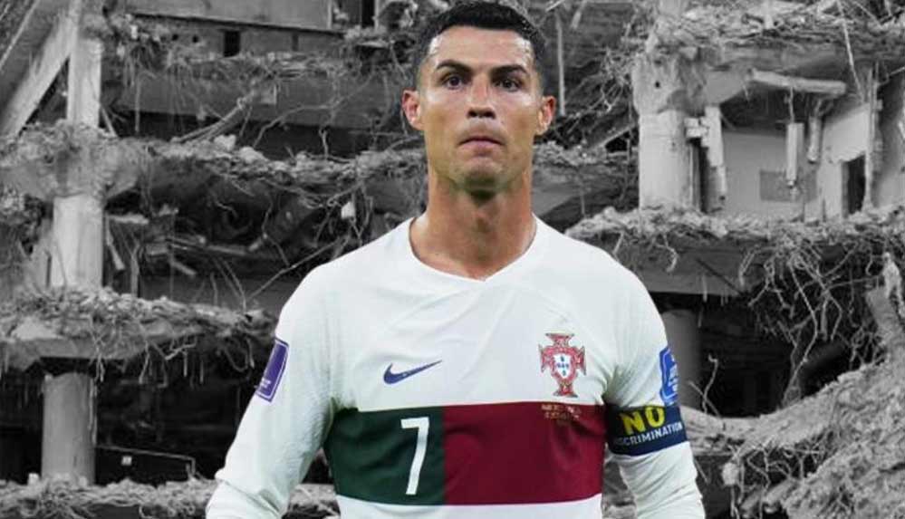 Deprem felaketine sessiz kaldığı için eleştirilen Cristiano Ronaldo yardım uçağı gönderdi