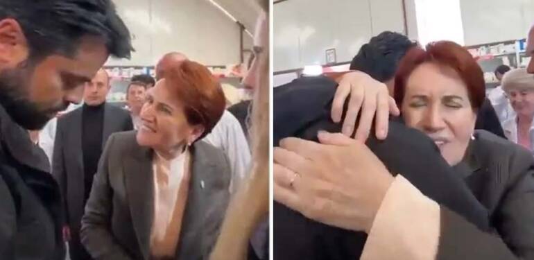 Gökhan Zan’a sarılan Meral Akşener’den duygusal konuşma: “Oğlum sen bizi ayağa kaldırdın”