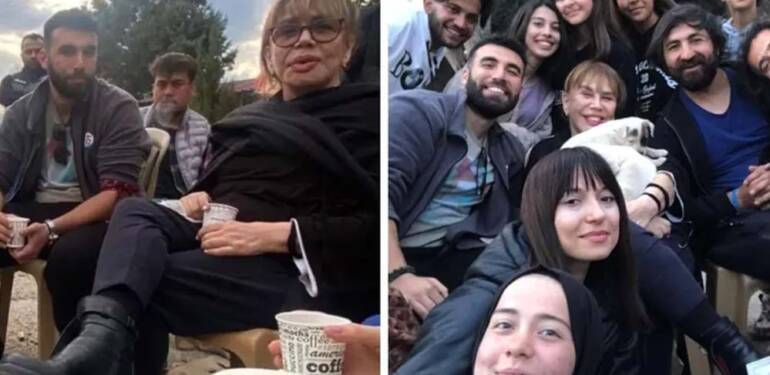 Hatay’a giden Sezen Aksu’dan depremzedelere moral ziyareti