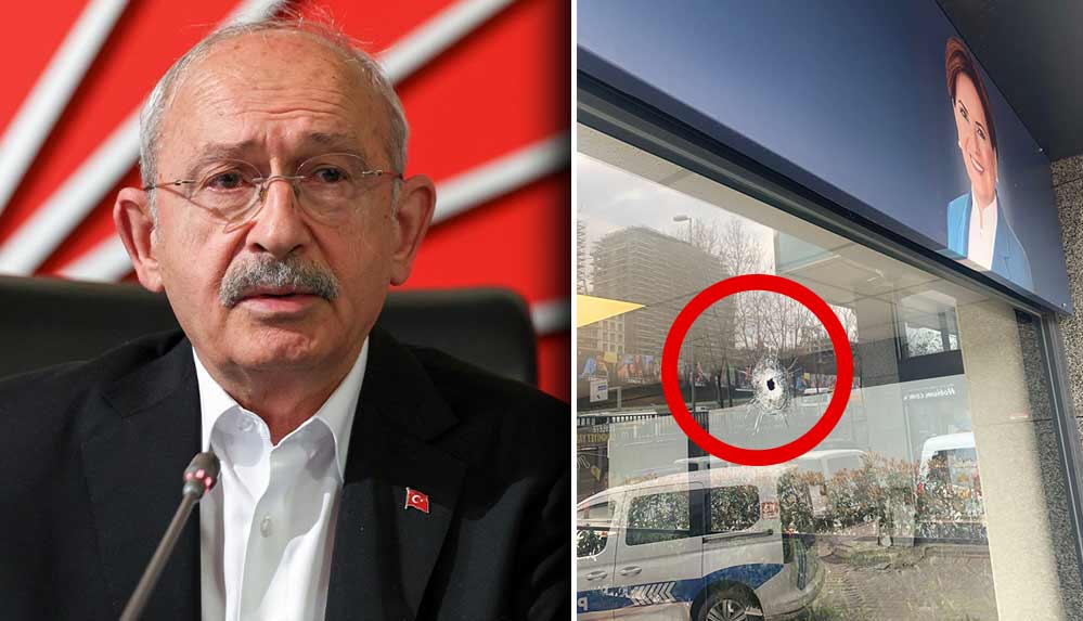 İYİ Parti’ye yapılan silahlı saldırı sonrası Kılıçdaroğlu: Meral Hanım güçlü bir liderdir, Asena’dır, böyle korkutamazsınız