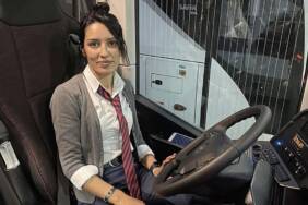 'Kadınlar-neden-şoförlük-yapıyor-'-eleştirlerine-rağmen-hosteslik-yaptığı-şehirlerarası-otobüsün-kaptanı-oldu