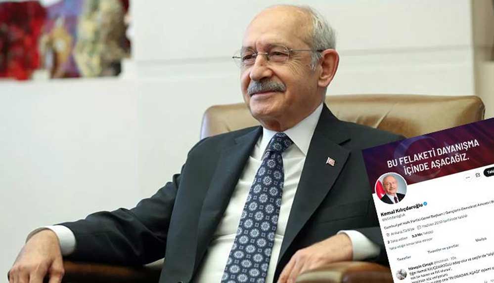 Kılıçdaroğlu’nun adaylıkla ilgili beğendiği tweet dikkat çekti! “İn oradan aşağı!”