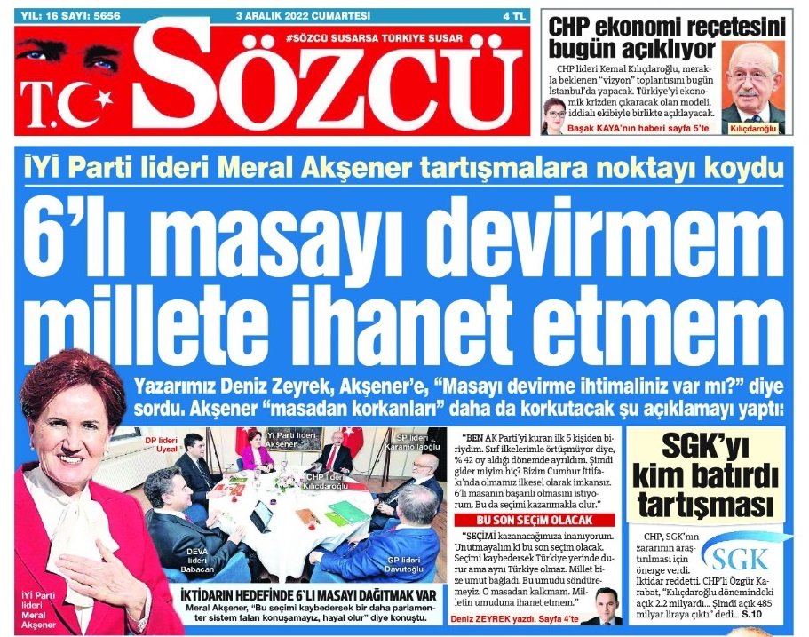 Meral Akşener’in 3 ay önceki açıklaması yeniden gündemde: Altılı Masa’yı devirmem, millete ihanet etmem