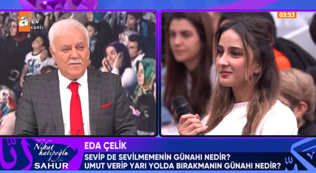 Nihat Hatipoğlu’na sorulan soru gündem oldu: Sevip de sevilmemenin, umut verip yarı yolda bırakmanın günahı nedir?