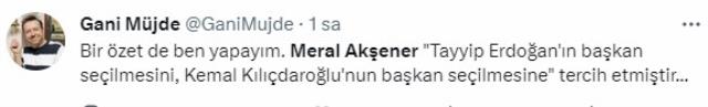 Ünlü isimlerden Altılı Masa’ya rest çeken Meral Akşener’e tepkiler dinmiyor! "Erdoğan’ın başkan seçilmesini Kılıçdaroğlu’nun başkan seçilmesine tercih etti"