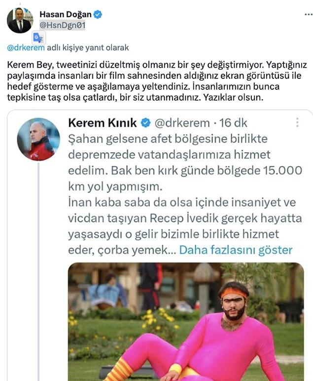 Şahan Gökbakar’dan Kızılay Başkanı’nın 'Recep İvedik’ göndermesine cevap: Onurlu ol, istifa et!