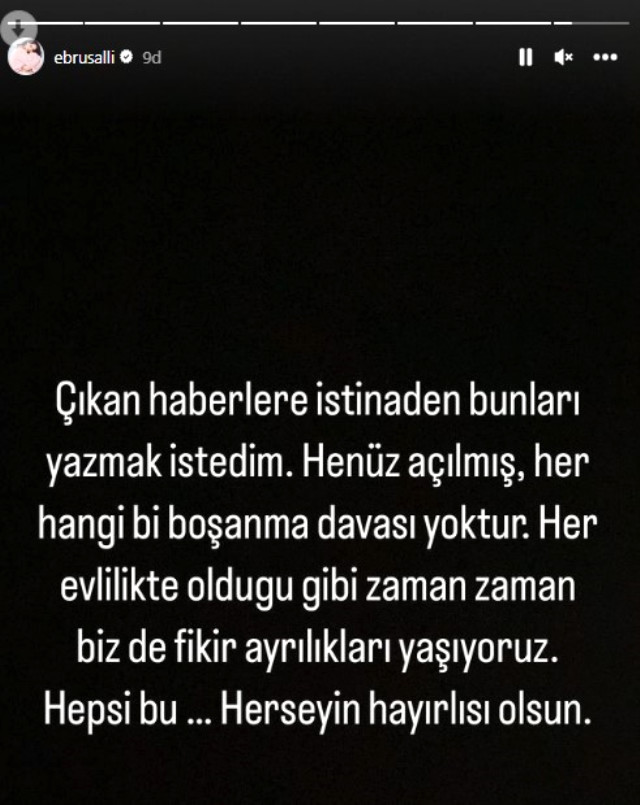 Şiddet gördüğü iddialarıyla gündemdeydi: Uğur Akkuş ile boşanacağı iddia edilen Ebru Şallı’dan ‘ayrılık’ açıklaması!