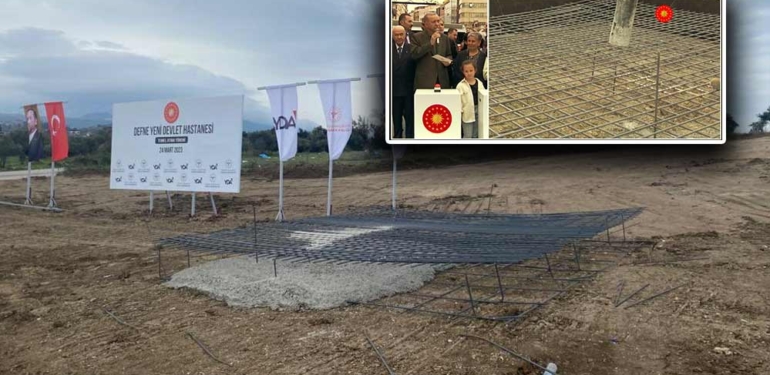 Turhan Çömez, Erdoğan’ın Hatay Defne’de hastane temeli attığı yerin son halini paylaştı: Artık göz boyamayı bile beceremiyorlar 6 Turhan-Çömez,-Erdoğan’ın-Hatay-Defne’de-hastane-temeli-attığı-yerin-son-halini-paylaştı--Artık-göz-boyamayı-bile-beceremiyorlar