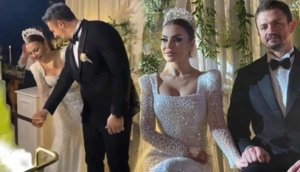 Voleybolcu Mehdi Karimi ile evlenmişti: Şarkıcı Lara’nın düğününden ilk kareler geldi!