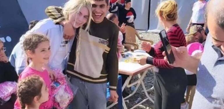 Yeniden Hatay’a giden Aleyna Tilki: ‘Bana mesaj atın’