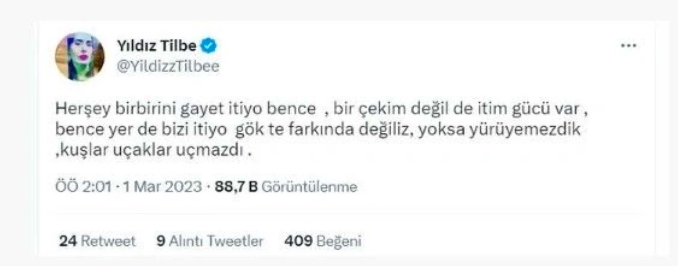 Yıldız Tilbe'den bir garip 'yer çekimi' açıklaması: "Bence yer çekimi diye bir şey yok, olsaydı..."