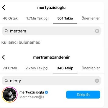 Afra Saraçoğlu ile aşk yaşadığı iddia edilmişti: Mert Yazıcıoğlu, Afra'dan sonra yakın arkadaşı Mert Ramazan Demir’i de sildi!