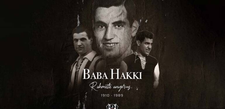 Beşiktaş’ta “Baba Hakkı” lakaplı Hakkı Yeten anıldı