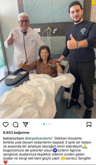 Beşinci kez kansere yakalanan Yeşilçam’ın gamzeli güzeli Bahar Öztan’dan sağlık durumuna ilişkin açıklama