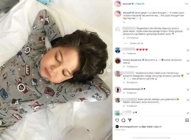 Ebru Şallı’dan oğlu Pars’ın 3. ölüm yıldönümünde yürek burkan paylaşım: Kokun her zaman benimle