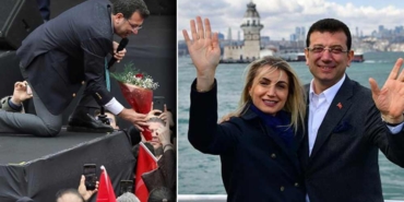 Ekrem-İmamoğlu-mitingde-verilen-çiçeği-eşine-götüreceğini-söyledi,-Dilek-İmamoğlu-o-anları-paylaşarak-teşekkür-etti