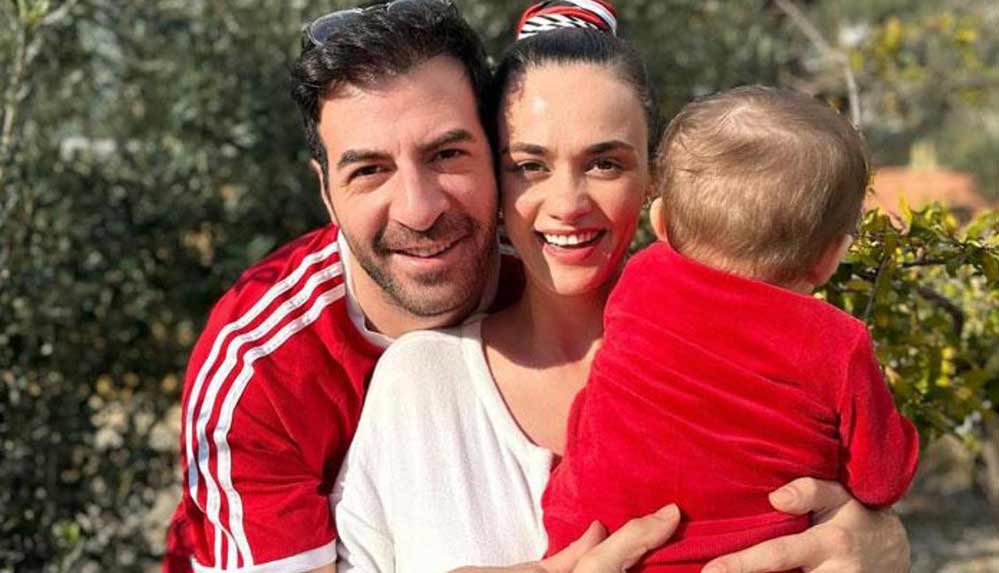 Hande Soral ve İsmail Demirci çifti ilk kez bebeklerinin yüzünü gösterdi: Çekirdek ailem