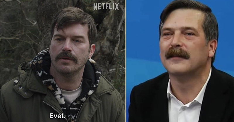 Kıvanç Tatlıtuğ’un bıyıklı hali sosyal medyada gündem oldu: Görenler TİP lideri Erkan Baş’a benzetti