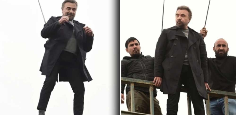 Oktay Kaynarca, senaryo için dublör kullanmadan 30 metre yükseklikten atladı 6 Oktay-Kaynarca,-senaryo-için-dublör-kullanmadan-30-metreden-atladı-