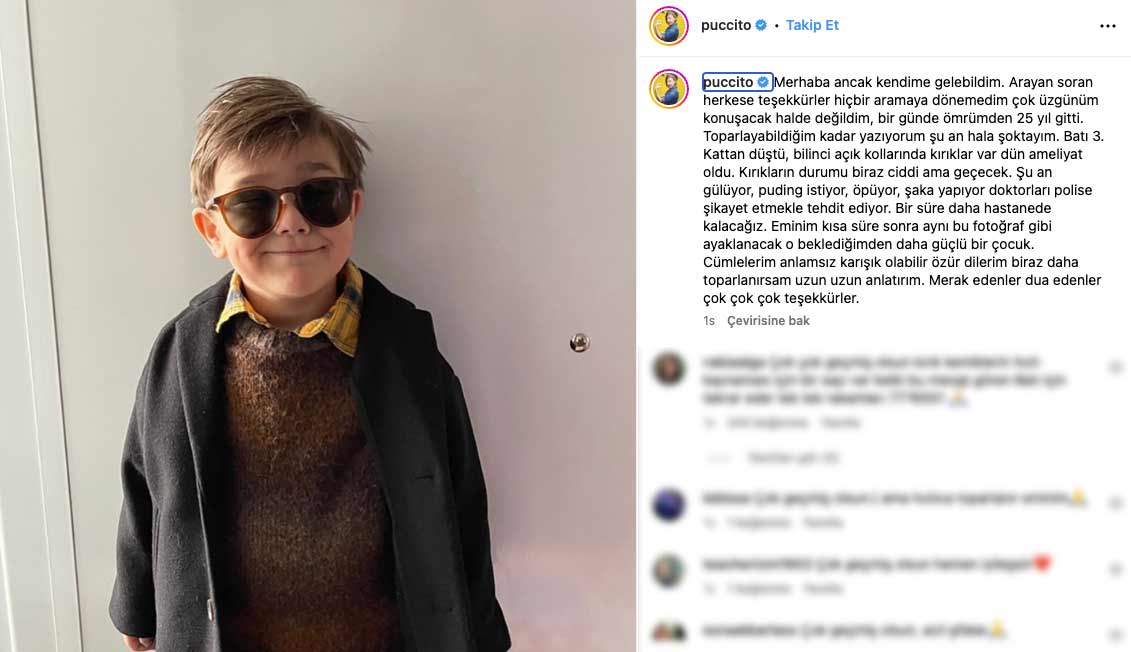 Pucca’nın 6 yaşındaki oğlu üçüncü kattan düştü! "Kırıkların durumu biraz ciddi..."