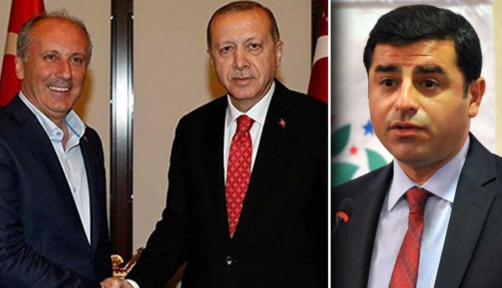 Selahattin Demirtaş’tan dikkat çeken yorum: İnce'ye oy vermekle Erdoğan'a oy vermek arasında fark yok