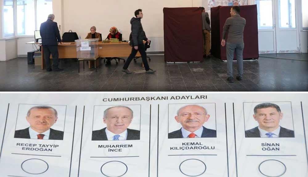 Yurt dışında ve sınır kapılarında oy verme işlemi başladı