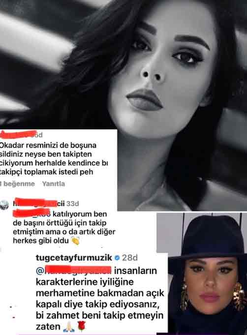 Başörtülü pozlarıyla dikkat çeken Tuğçe Tayfur, başı açık fotoğraflarını paylaşınca tepki yağdı