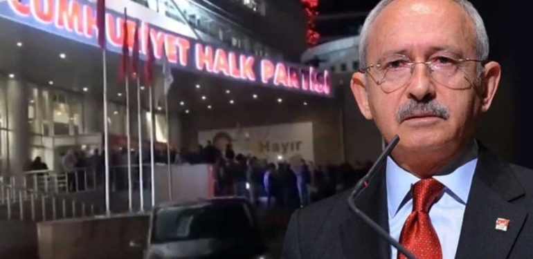 CHP Genel Merkezi’nin önünde “Kemal istifa” sloganları atıldı