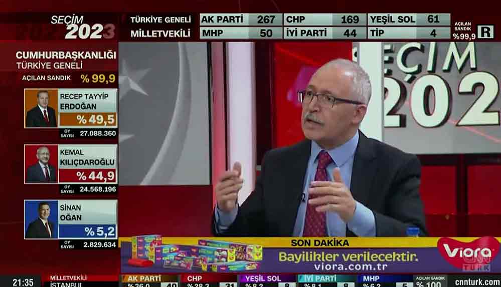 CNN Türk’teki 50+1 tartışması alay konusu oldu: Abdulkadir Selvi iki adayın olduğu ikinci turda ‘50+1’ şartı olmadığını söyledi